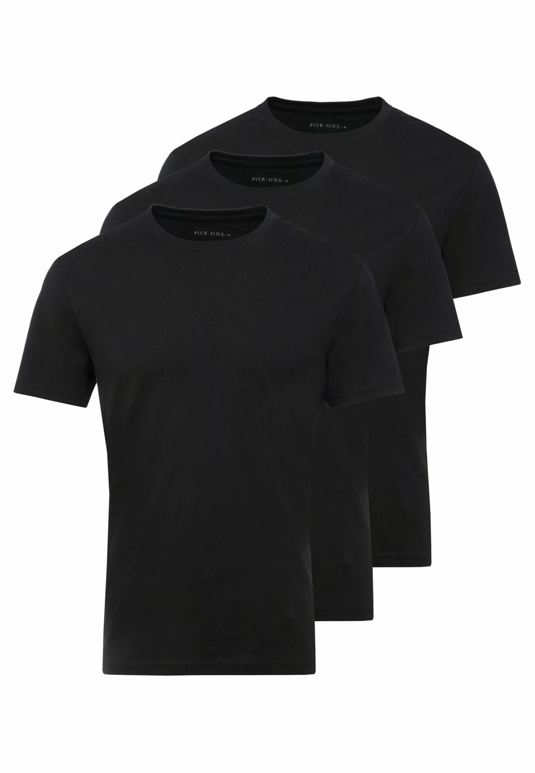 Pier One3 PACK - T-shirt - Bas - Black - Bild 4