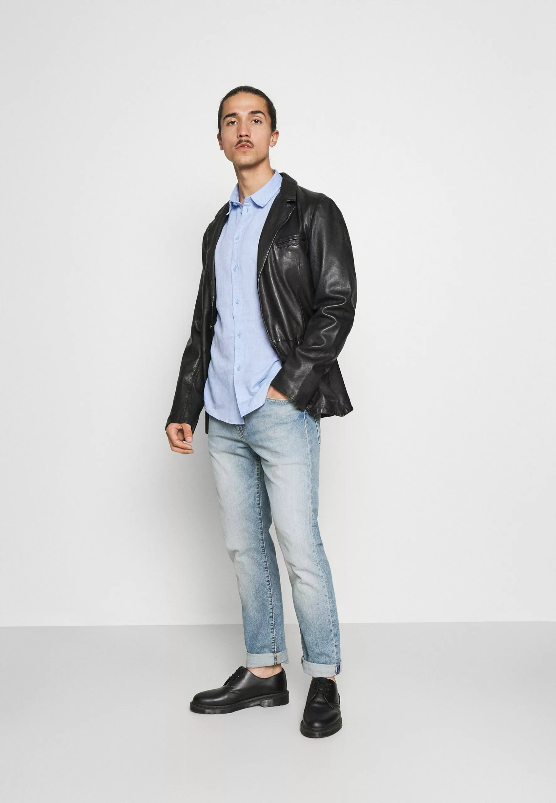 Pier OneSkjorta - Mottled Blue - Bild 2