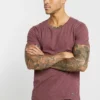 Pier OneT-shirt - Bas - Mottled Bordeaux