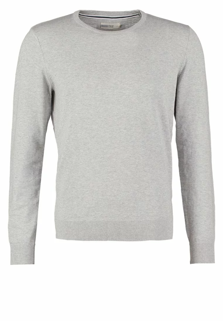 Pier OneBASIC CREWNECK - Stickad Tröja - Light Grey - Bild 5