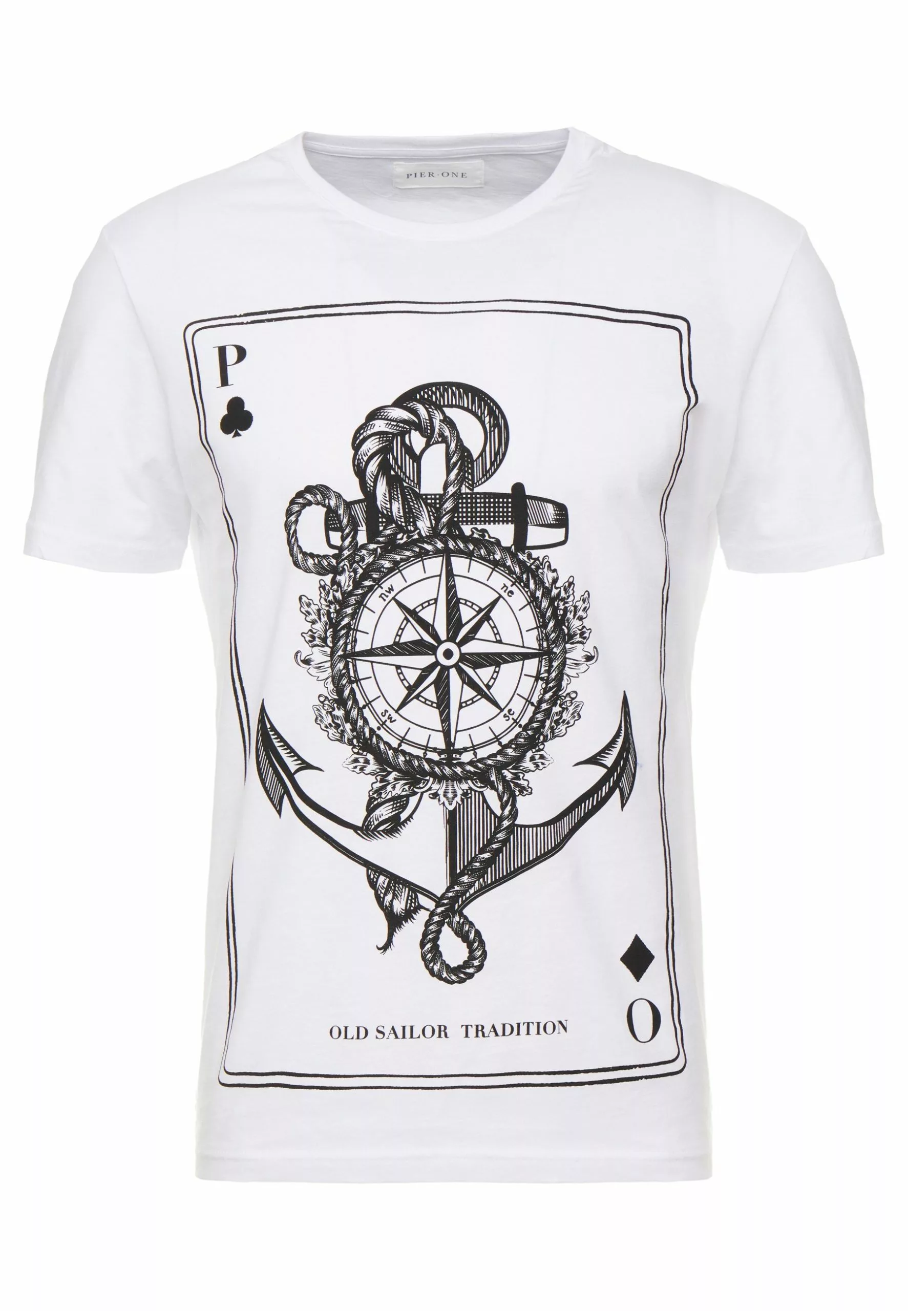 Pier OneT-shirt Med Print - White - Bild 4