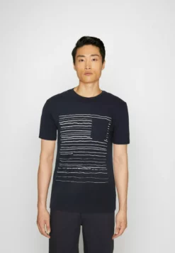 Pier OneT-shirt Med Print - Dark Blue