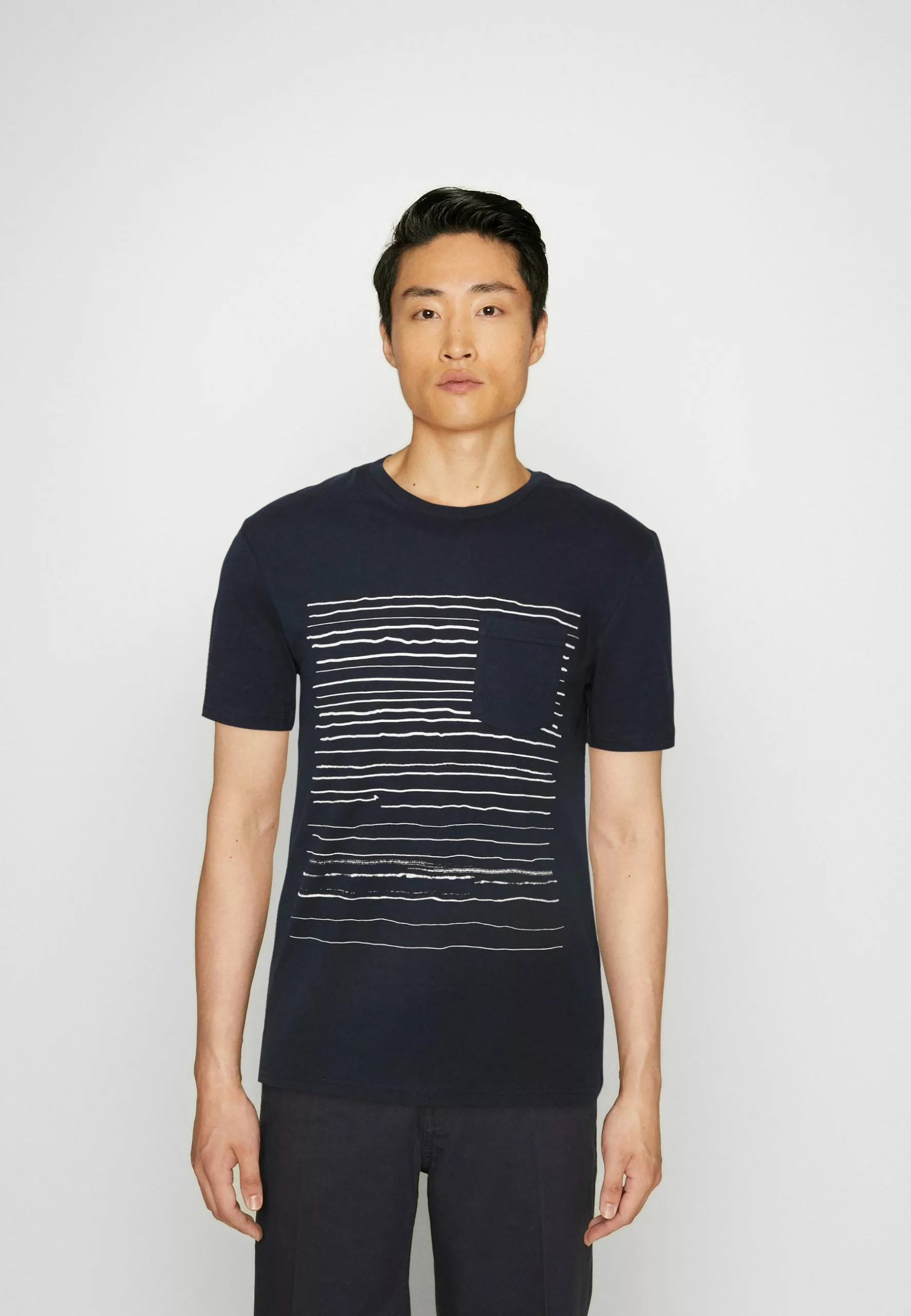 Pier OneT-shirt Med Print - Dark Blue