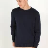 Pier OneBASIC CREWNECK - Stickad Tröja - Dark Blue