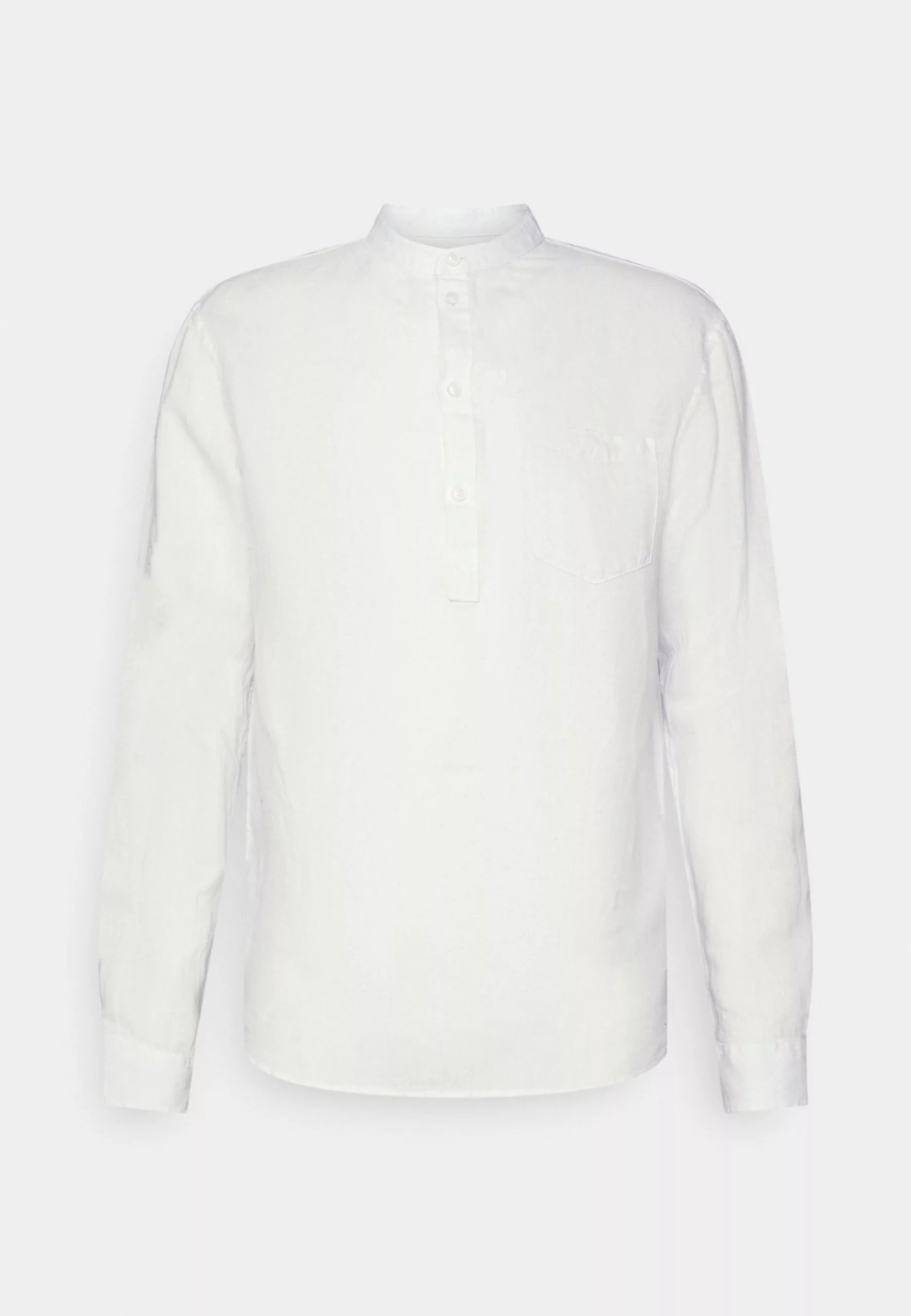 Pier OneLINEN COTTON MIX 2 PACK - Skjorta - White/black - Bild 2