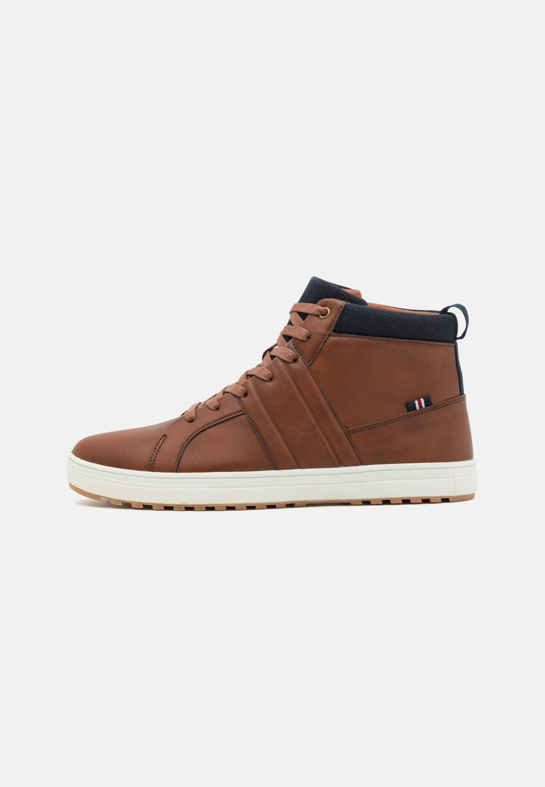 Pier OneHöga Sneakers - Cognac