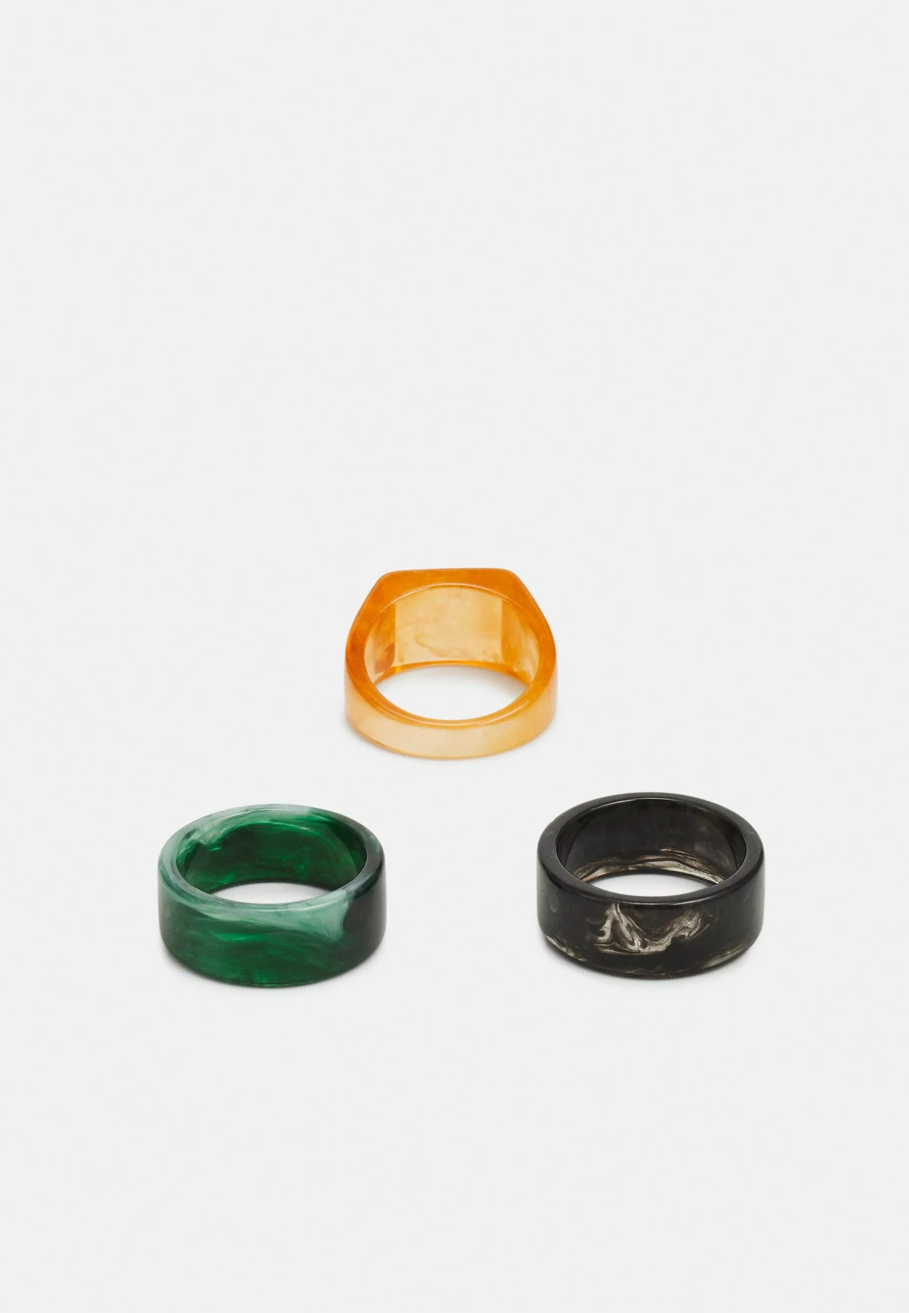 Pier One3 PACK - Ringar - Black/green/orange - Bild 2