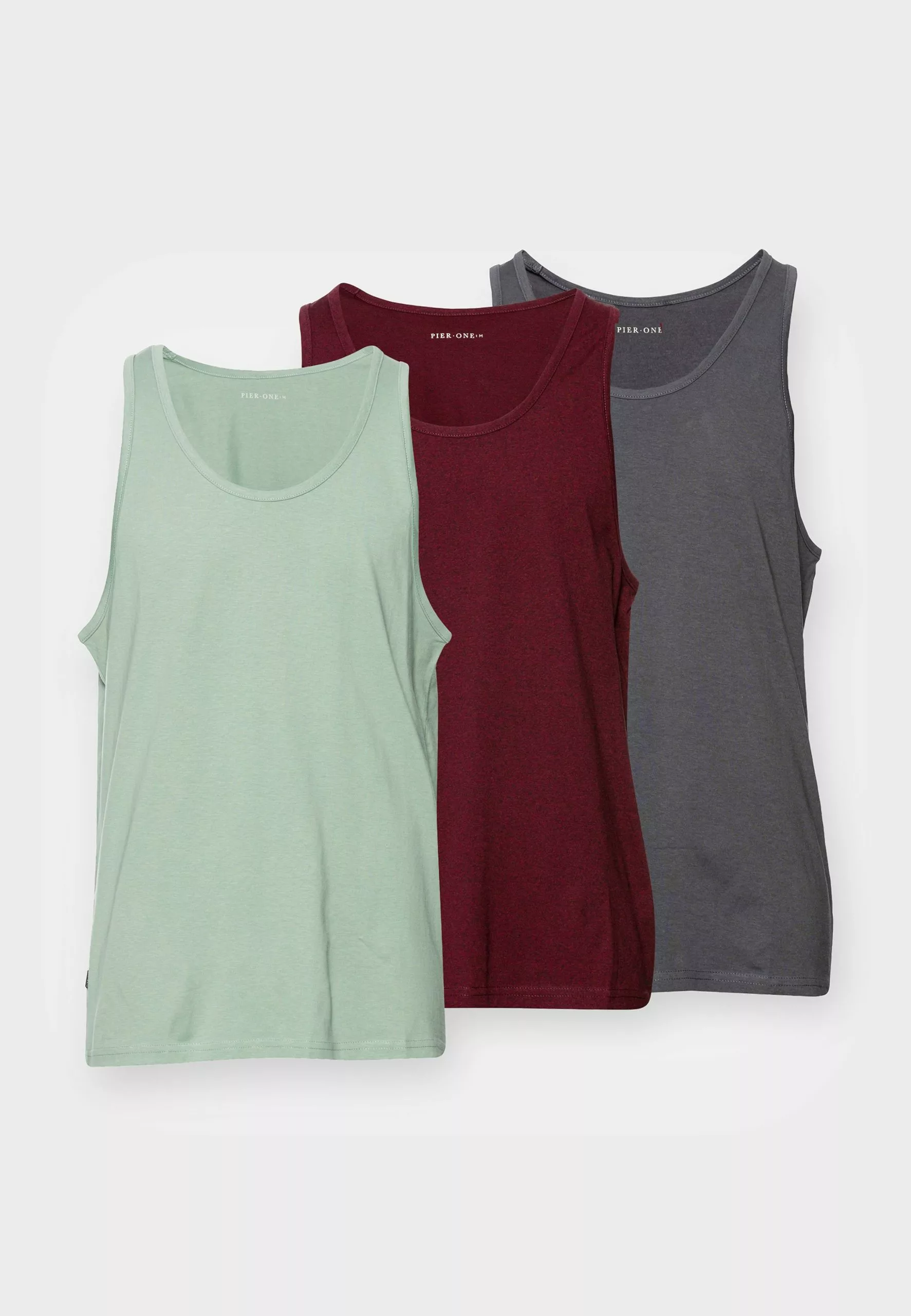 Pier One3 PACK - Linne - Dark Grey / Green / Bordeaux - Bild 6