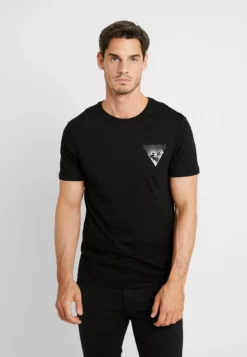 Pier OneT-shirt Med Print - Black