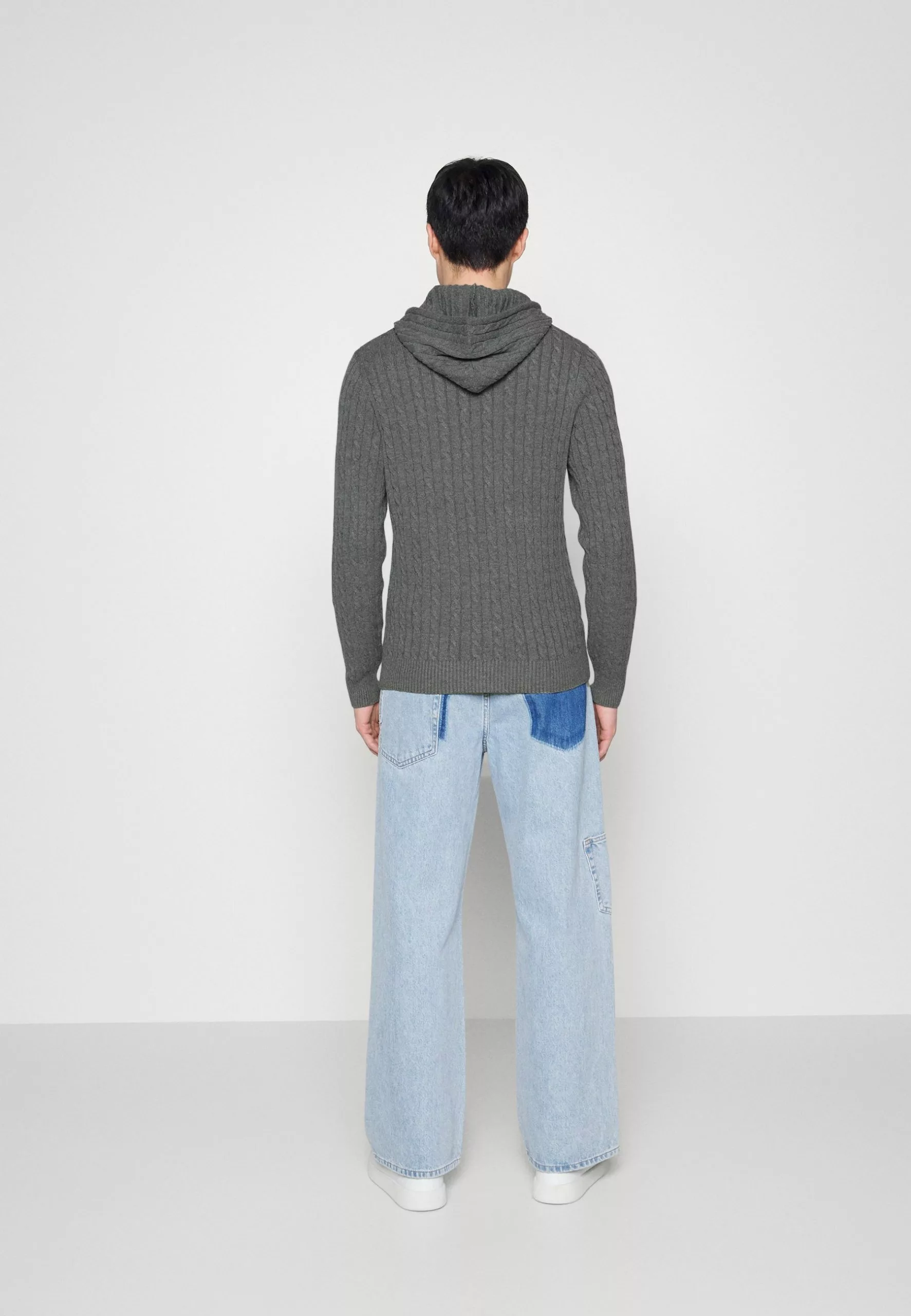 Pier OneStickad Tröja - Mottled Grey - Bild 4