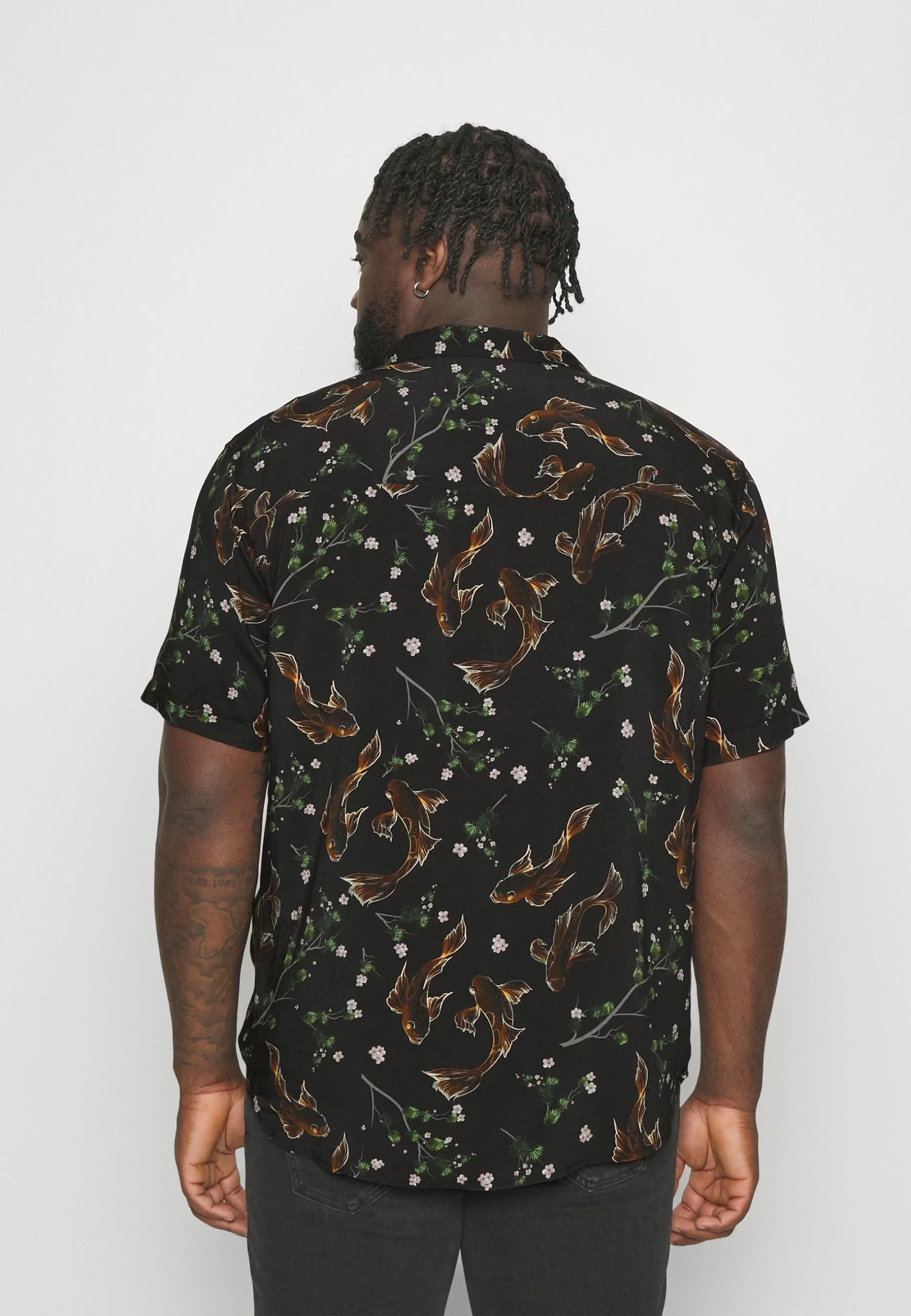 Pier OneASIAN PRINT RESORT - Skjorta - Black - Bild 3