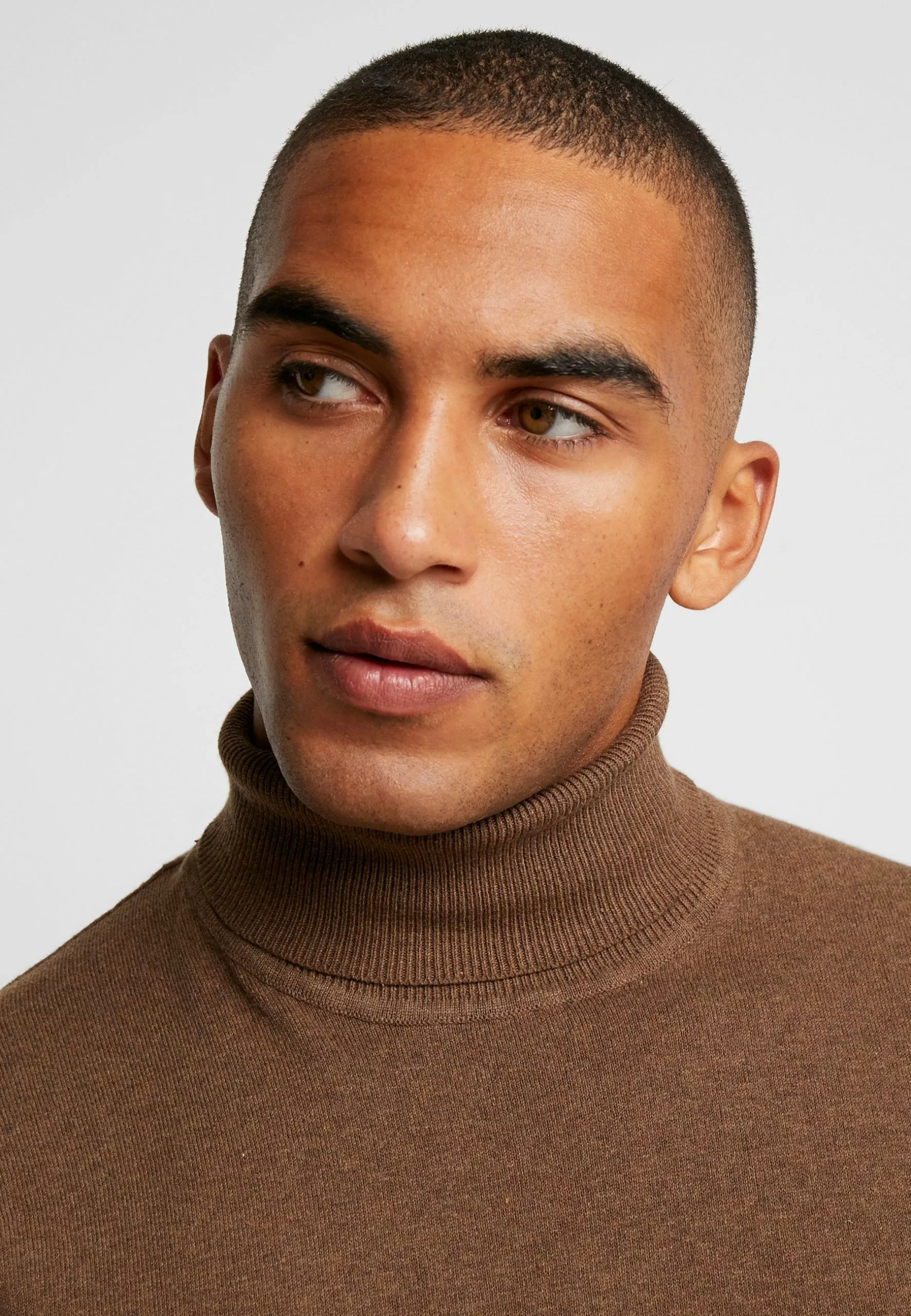 Pier OneStickad Tröja - Mottled Brown - Bild 4