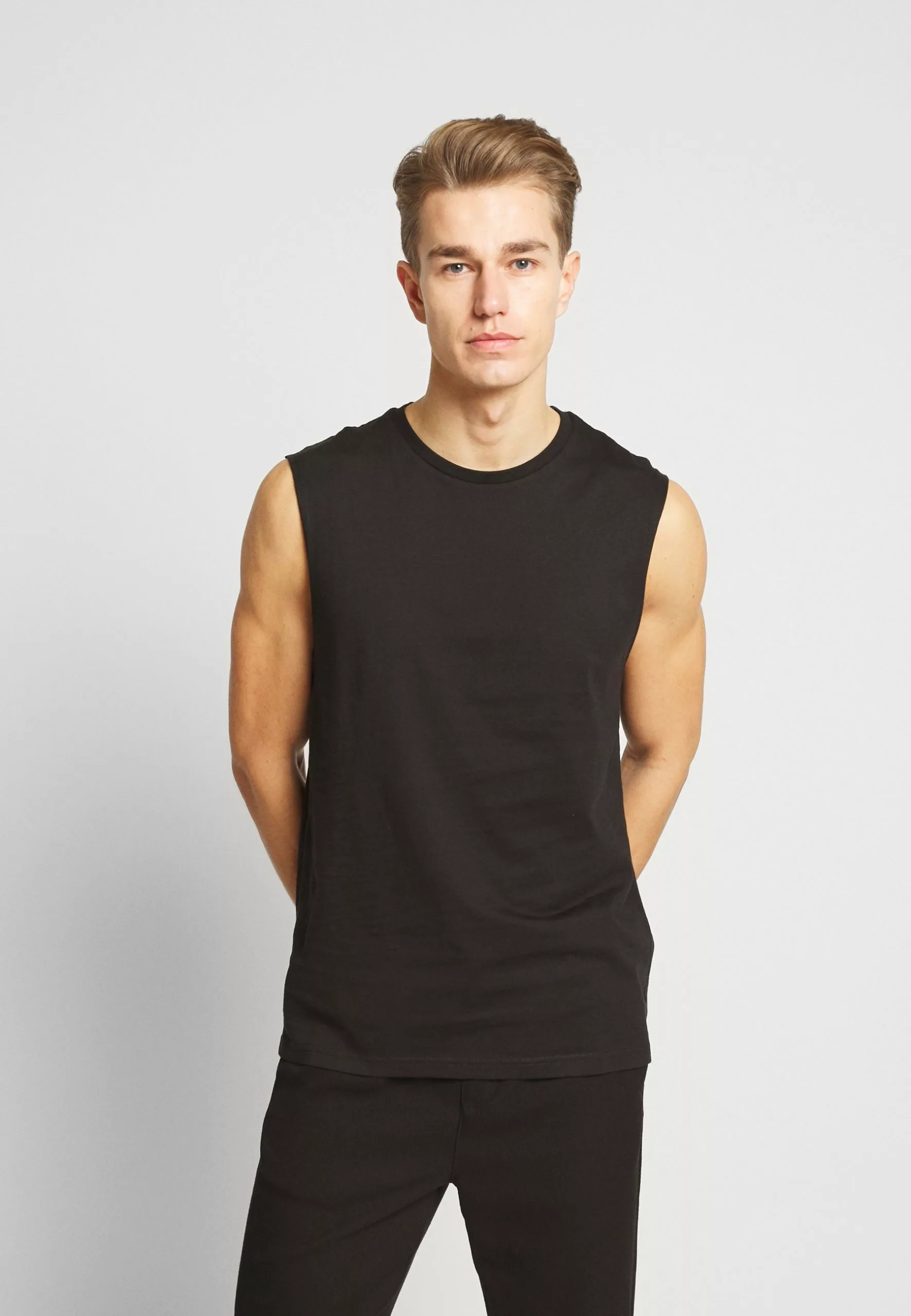 Pier One3 PACK - T-shirt - Bas - Grey/white/black - Bild 4