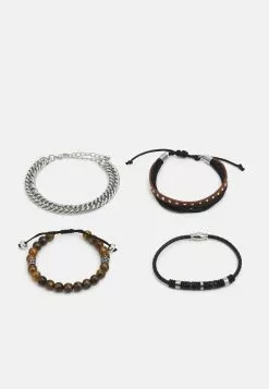 Pier One4 PACK - Armband - Silver-coloured