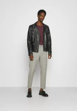 Pier One3 PACK - Långärmad Tröja - Bordeaux/black/dark Blue