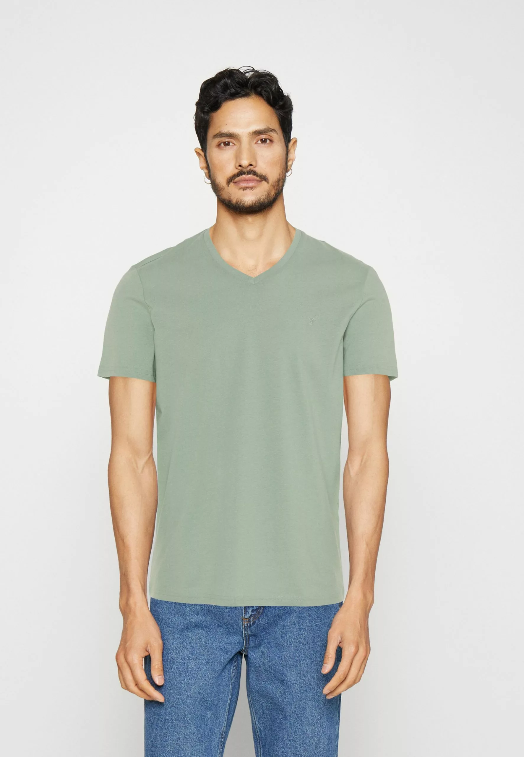 Pier One3 PACK - T-shirt - Bas - Mint/off-whit/blue Grey - Bild 2