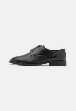 Pier OneLEATHER - Snörskor - Black