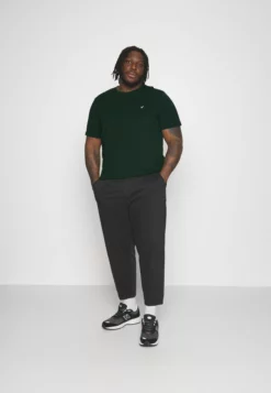 Pier One5 PACK - T-shirt - Bas - Dark Green/beige/light Blue