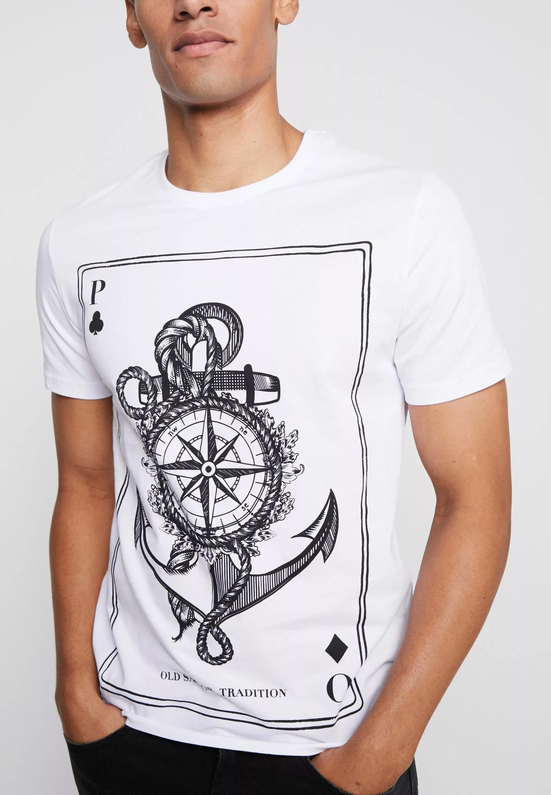 Pier OneT-shirt Med Print - White - Bild 5