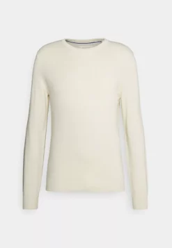 Pier OneBASIC CREWNECK - Stickad Tröja - Off White
