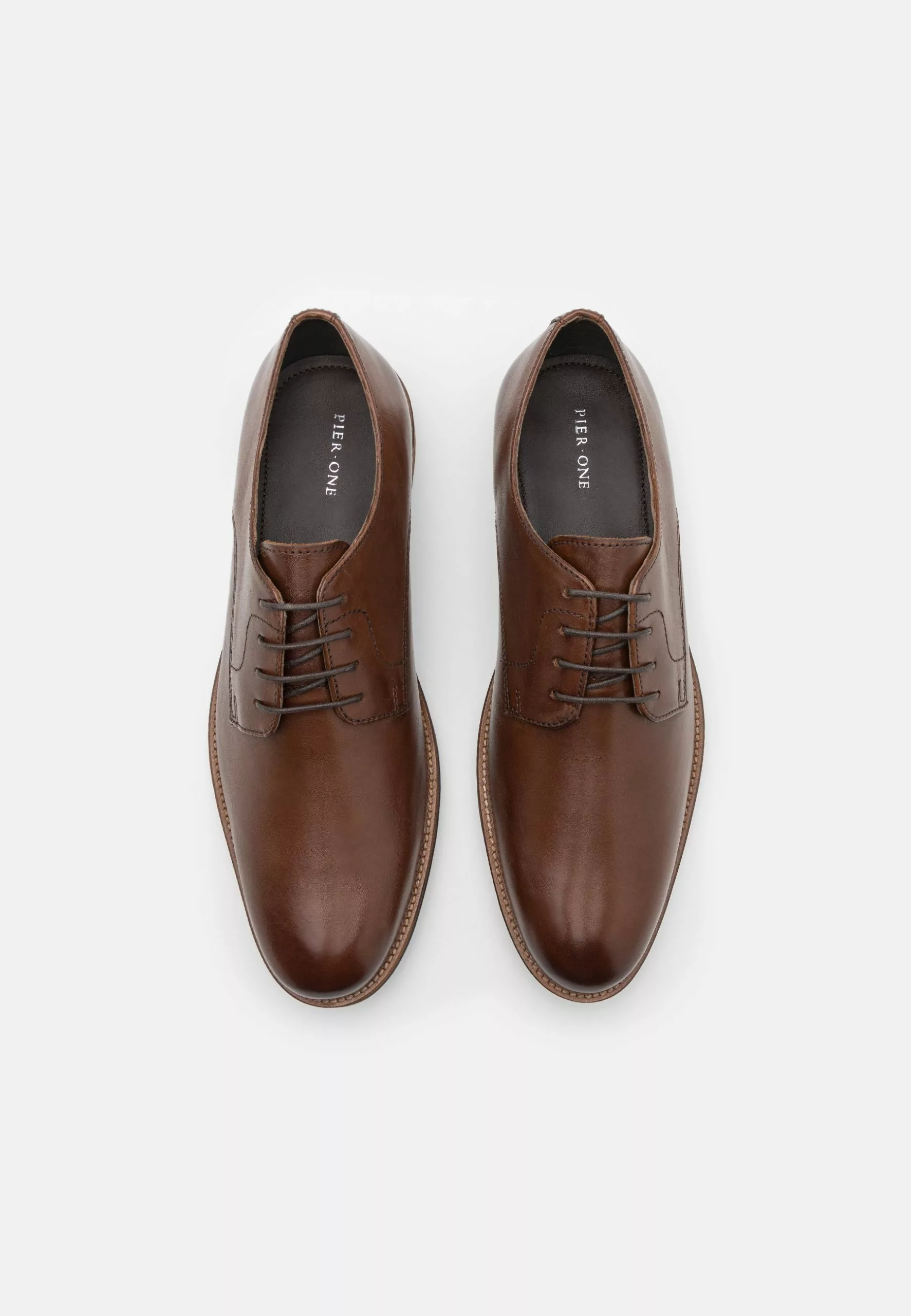 Pier OneLEATHER - Snörskor - Brown - Bild 4