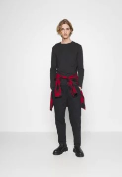 Pier One5 PACK - Långärmad Tröja - Black/white/olive