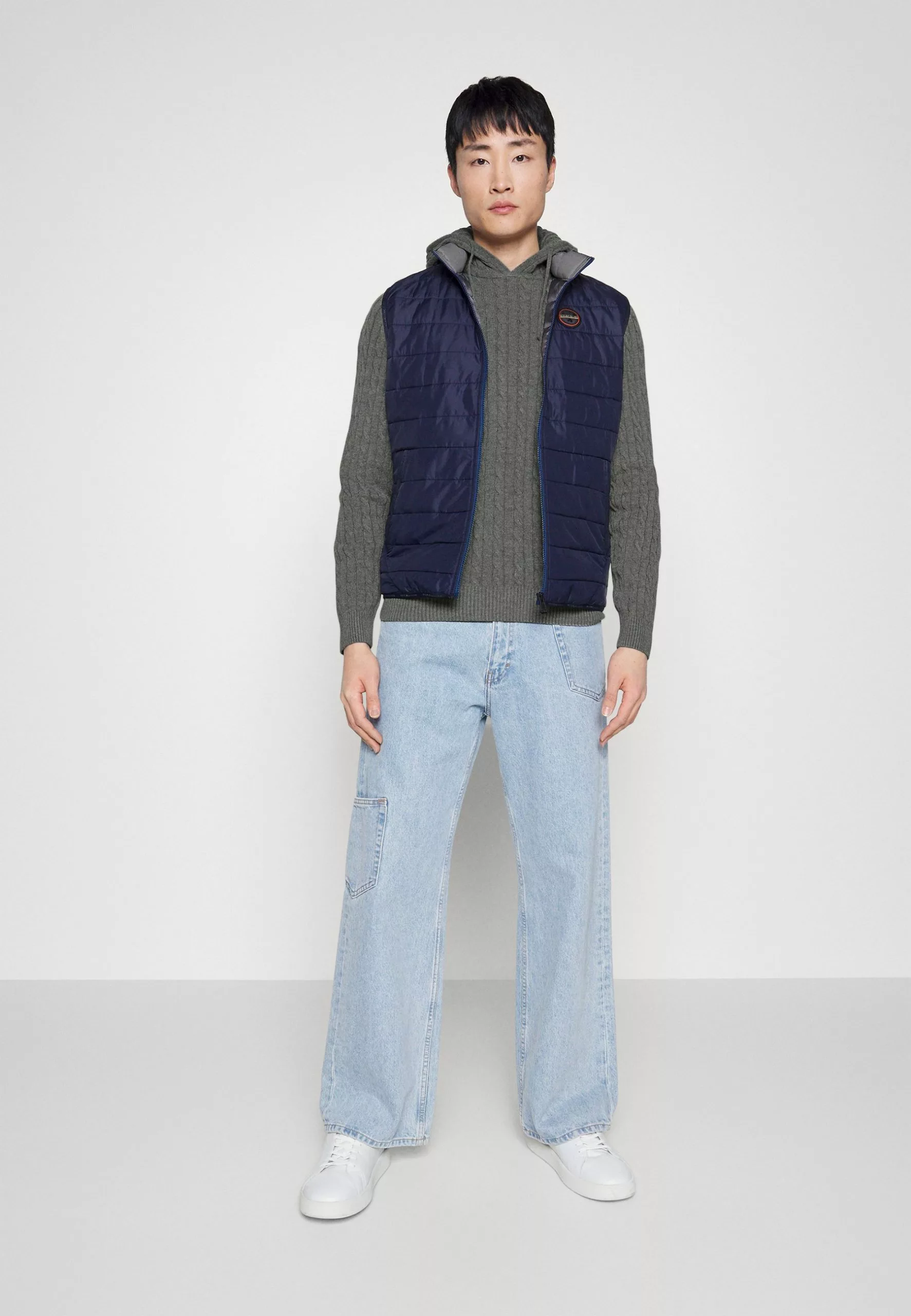 Pier OneStickad Tröja - Mottled Grey - Bild 2