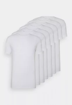 Pier One7 PACK - T-shirt - Bas - White