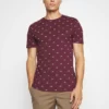 Pier OneT-shirt Med Print - Bordeaux