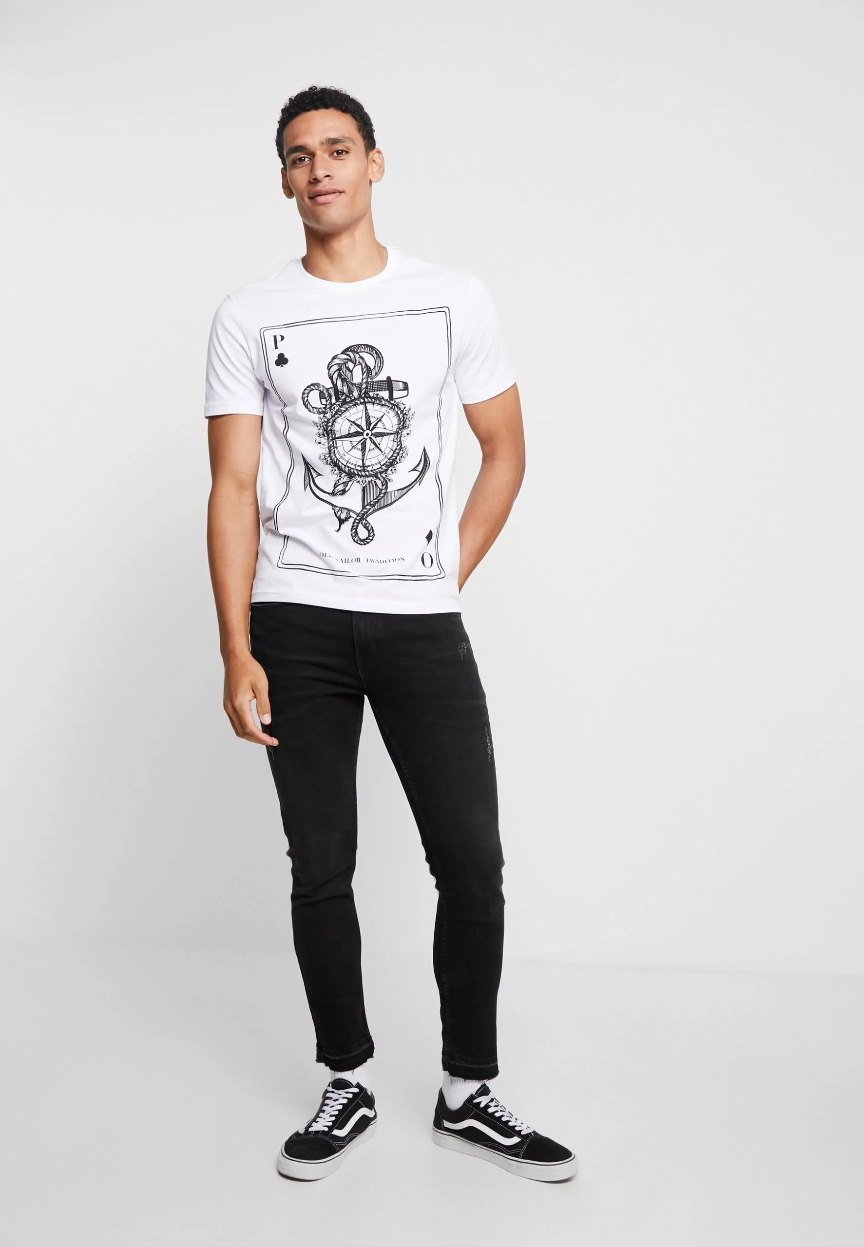 Pier OneT-shirt Med Print - White - Bild 2