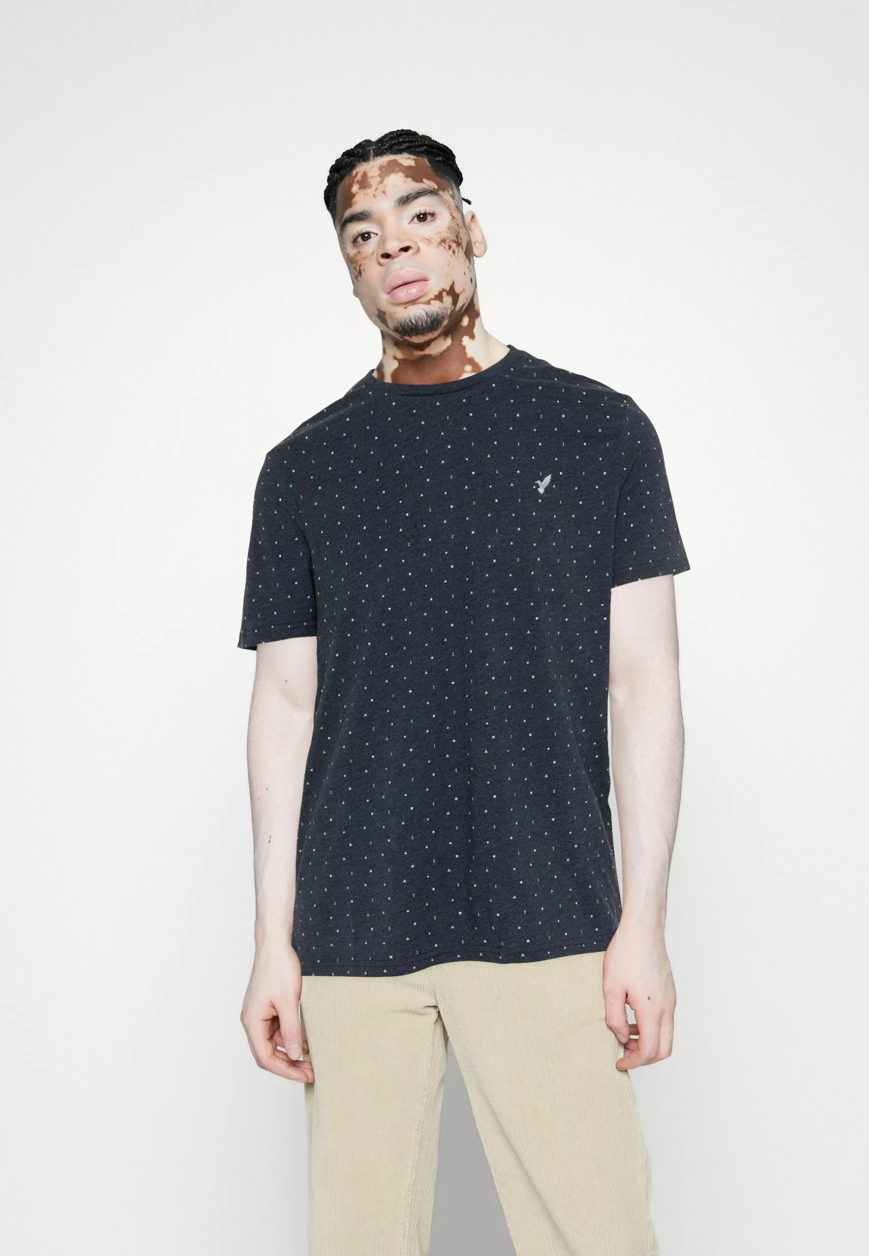 Pier One5 PACK - T-shirt - Bas - Dark Blue/white/red - Bild 2