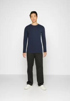 Pier One3 PACK - Långärmad Tröja - Light Green/beige/dark Blue