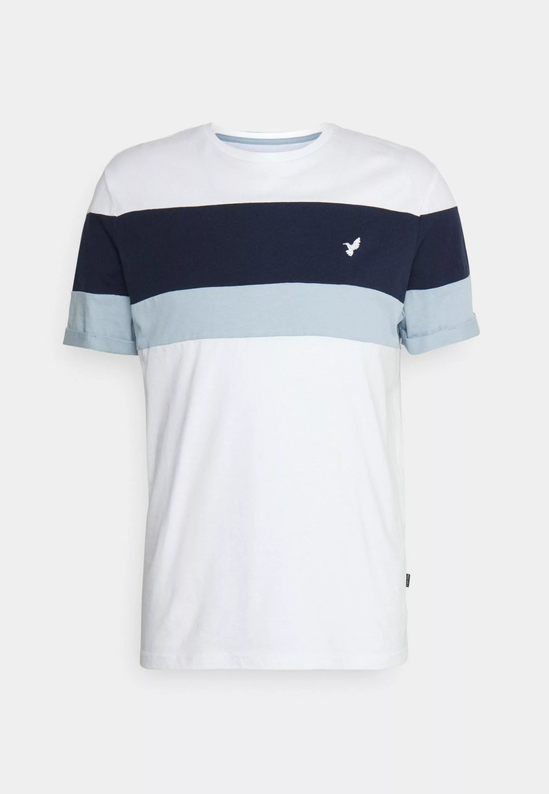 Pier OneT-shirt Med Print - White/blue - Bild 5