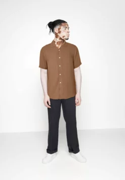 Pier One3 PACK - Skjorta - Beige/black/white