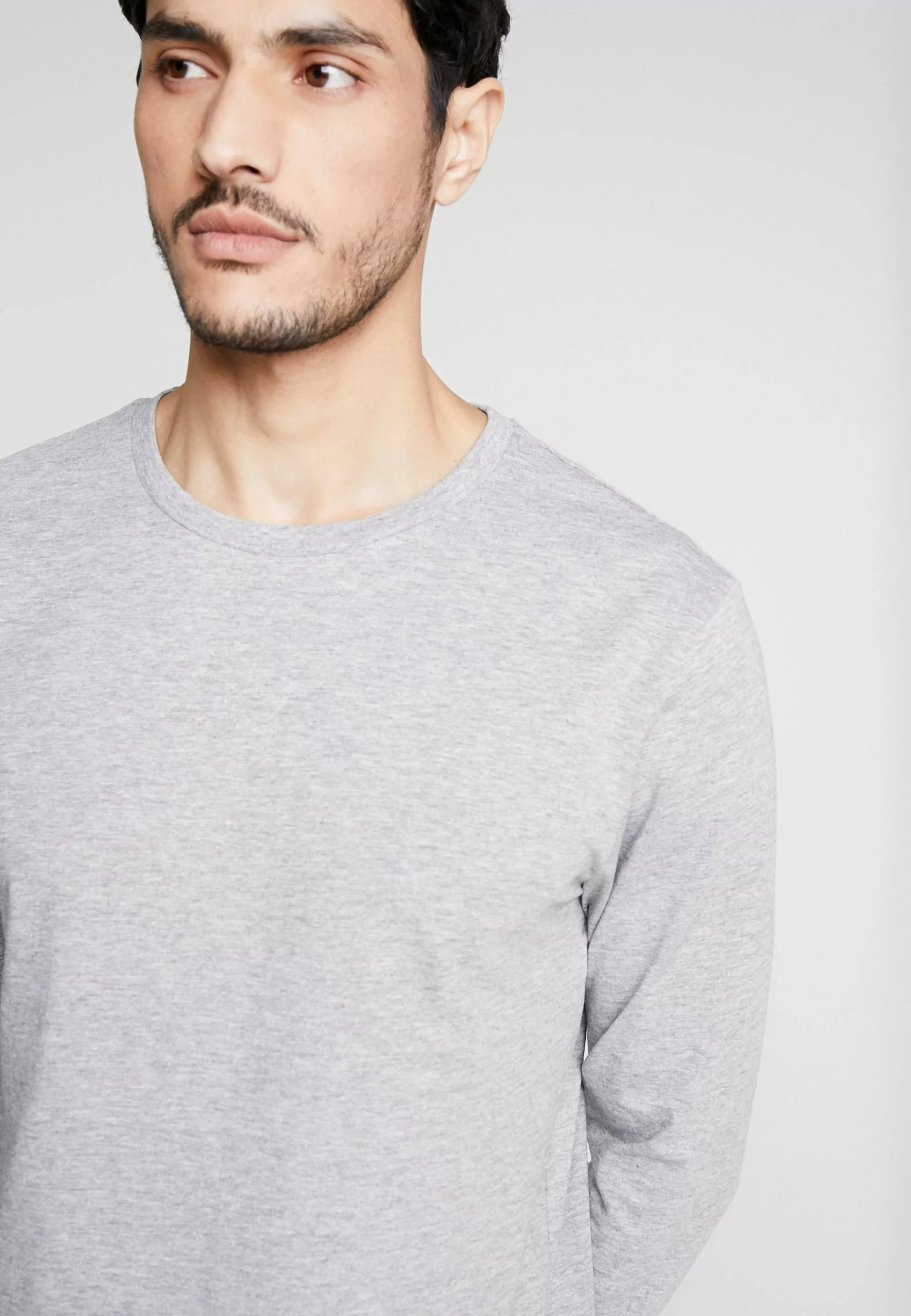 Pier OneLångärmad Tröja - Mottled Grey - Bild 5