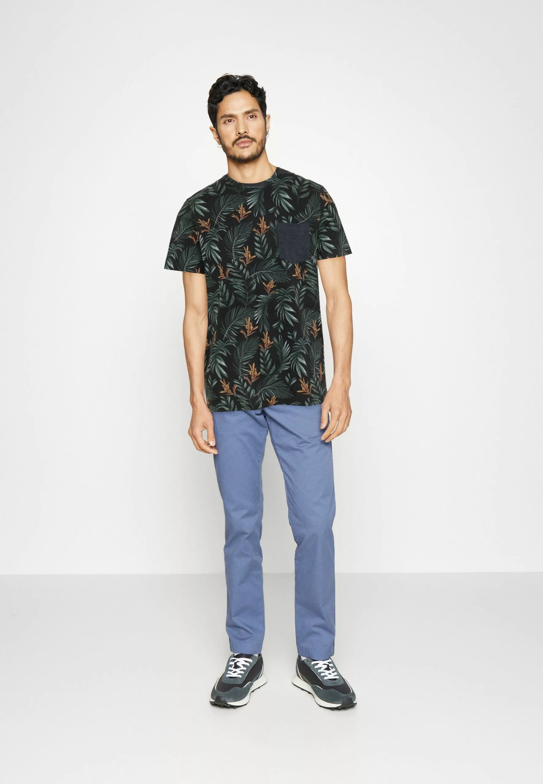 Pier One2 PACK - T-shirt Med Print - White/multi-coloured