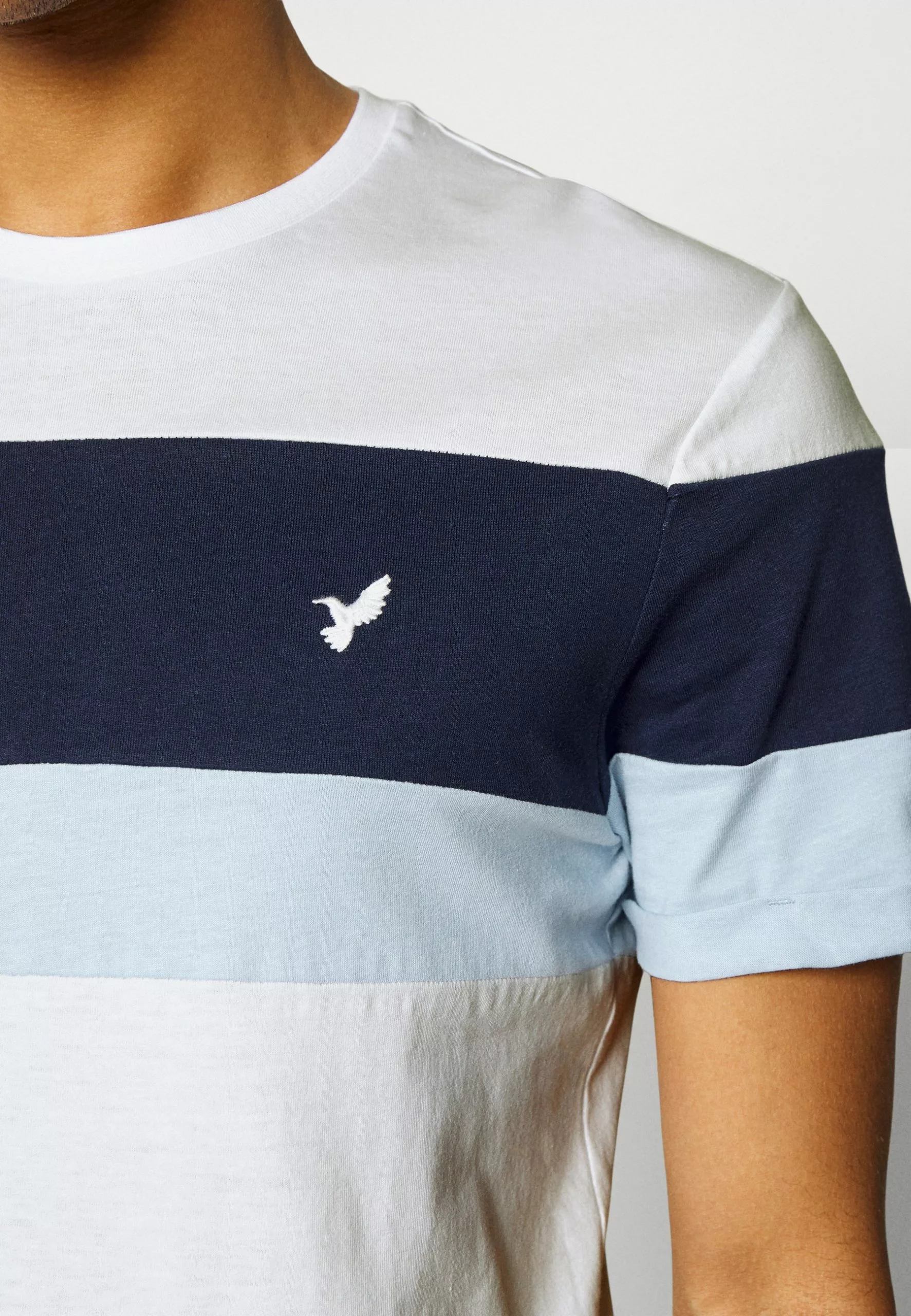 Pier OneT-shirt Med Print - White/blue - Bild 6