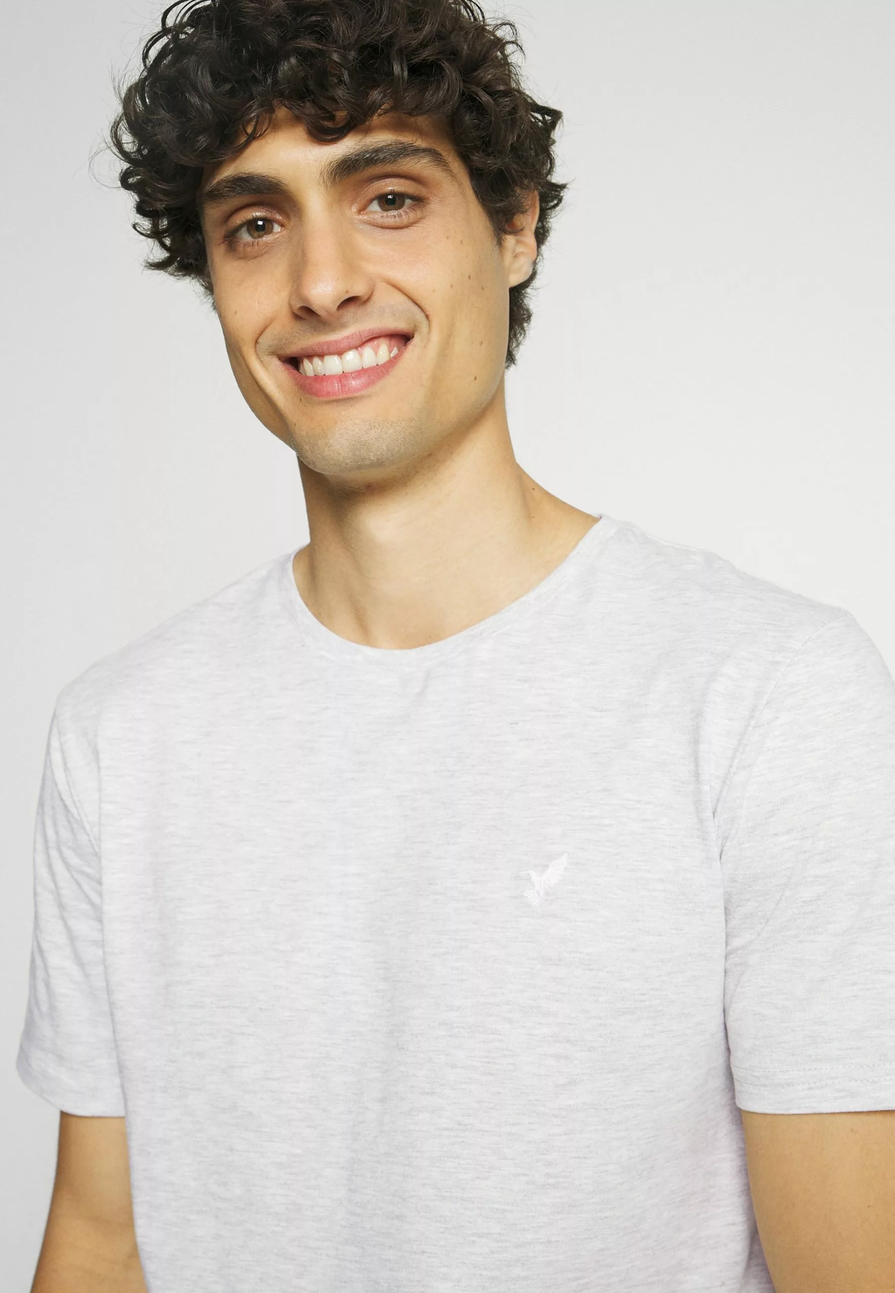 Pier One5 PACK - T-shirt - Bas - Light Grey - 101_white - 001_green - 602 - Bild 6