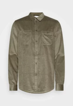 Pier OneCORDUROY OVERSHIRT - Skjorta - Khaki