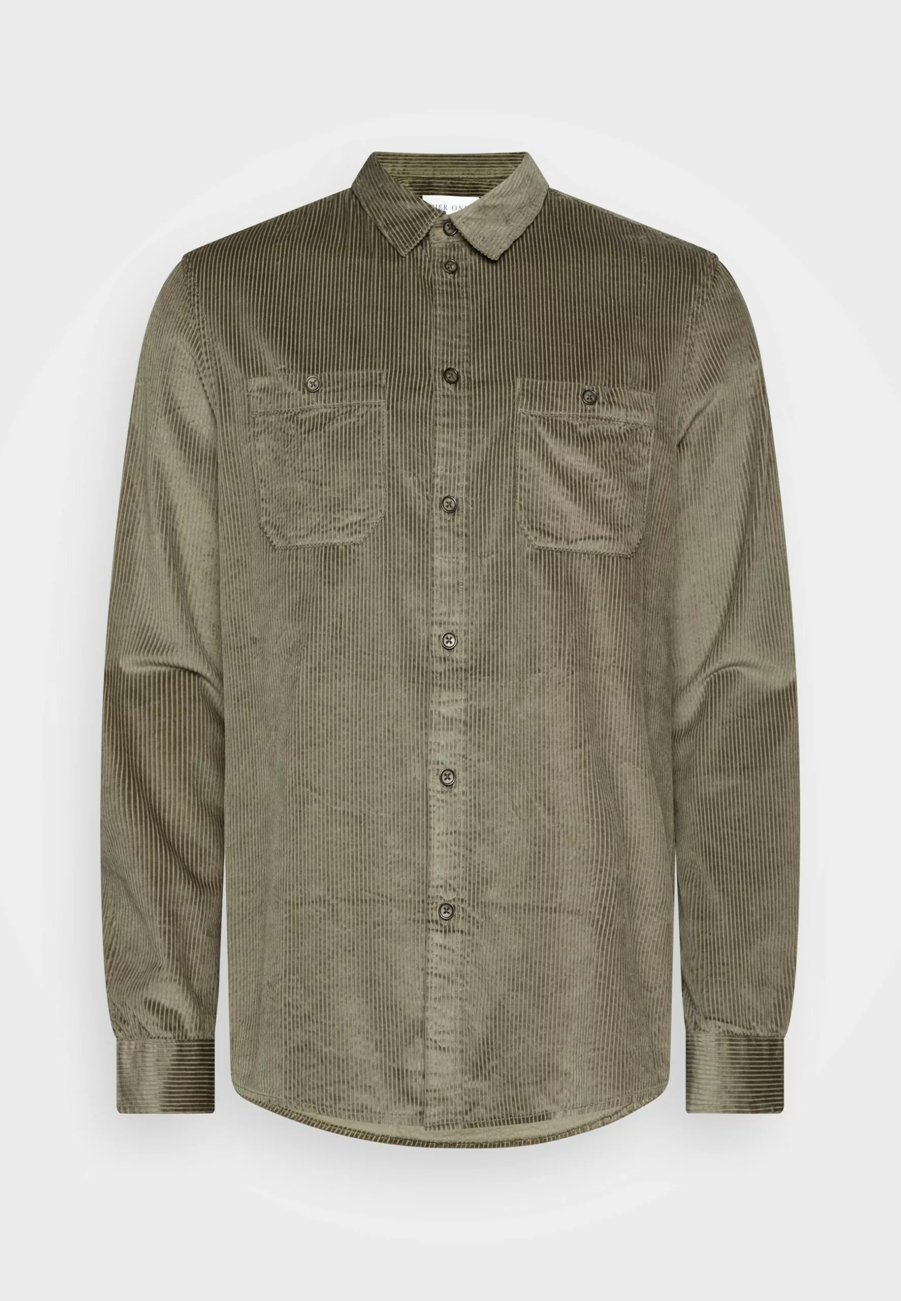 Pier OneCORDUROY OVERSHIRT - Skjorta - Khaki