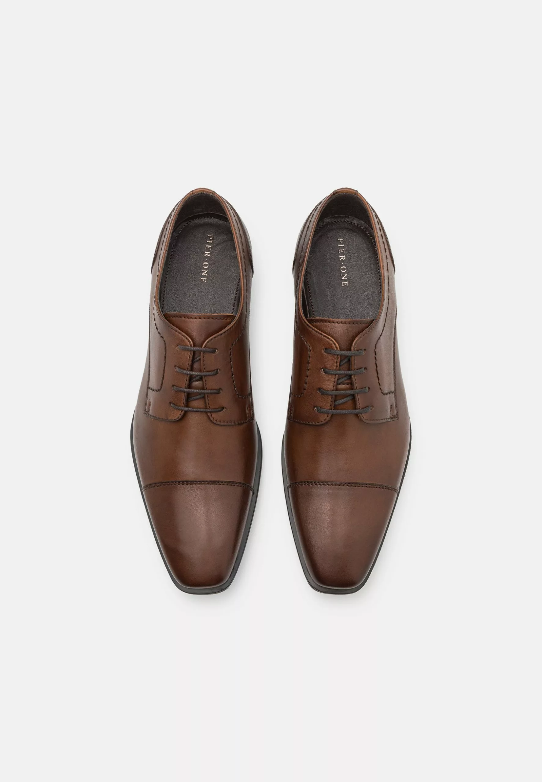 Pier OneLEATHER - Snörskor - Brown - Bild 4