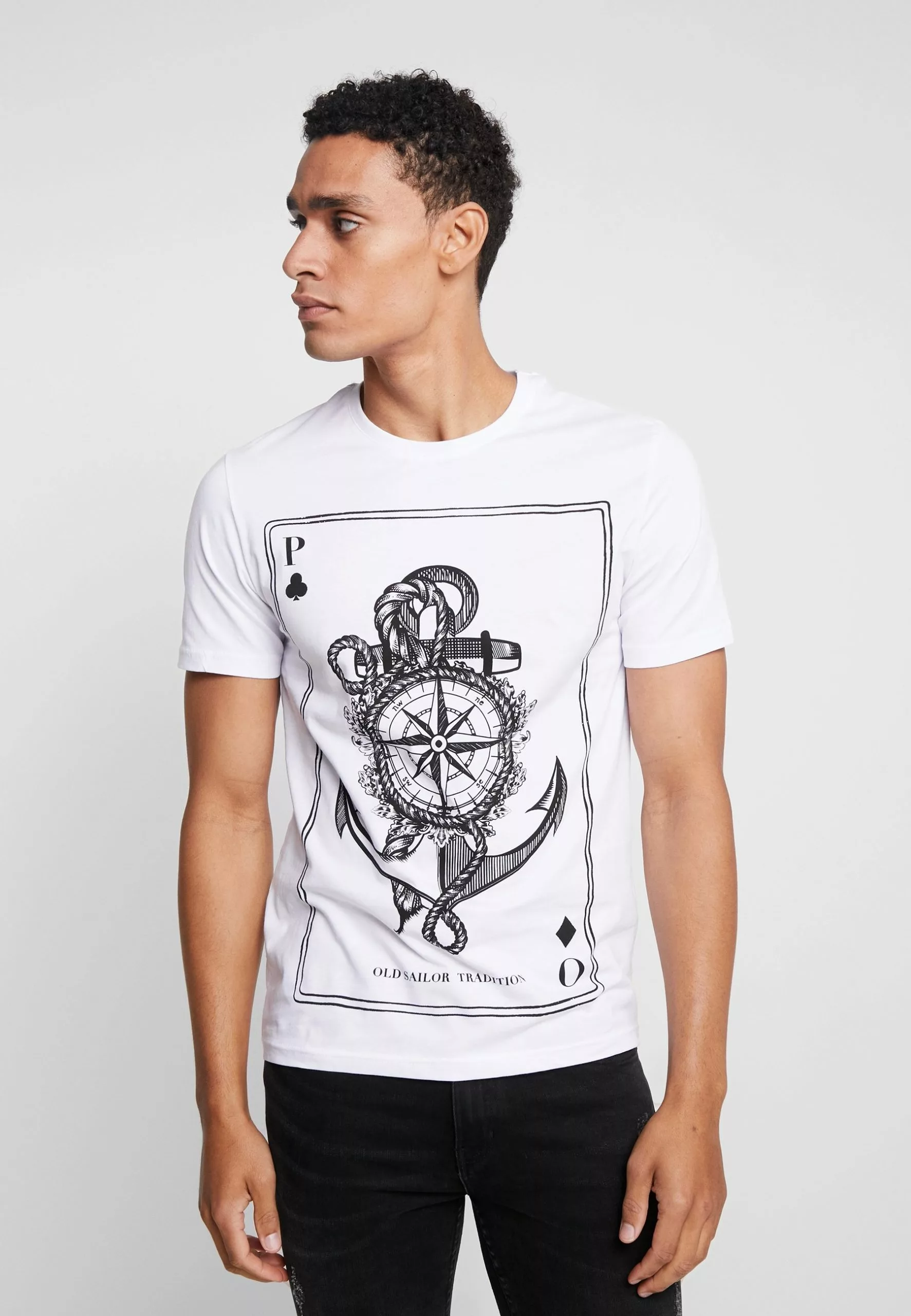 Pier OneT-shirt Med Print - White