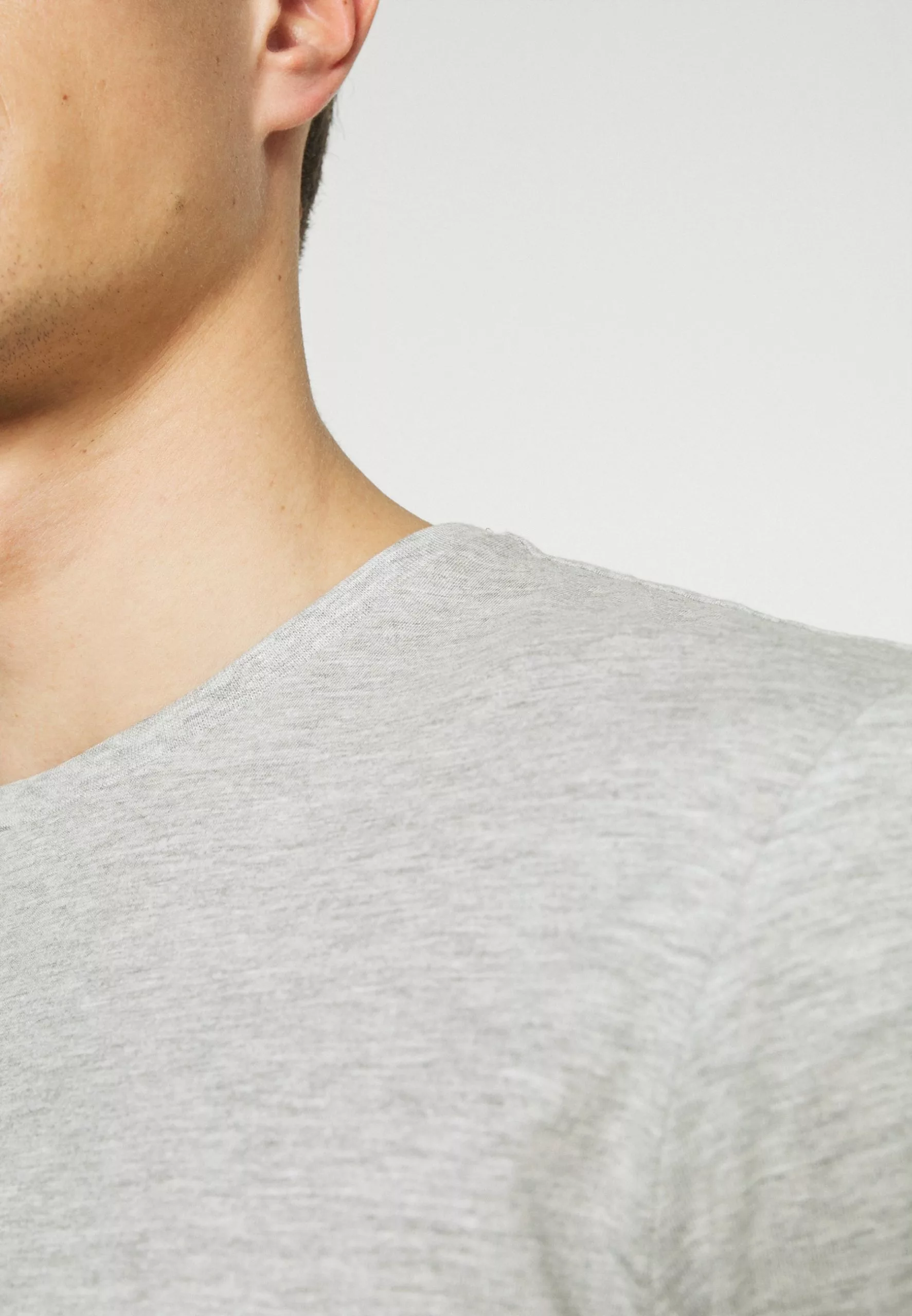 Pier One3 PACK - T-shirt - Bas - Black/grey/bordeaux - Bild 7