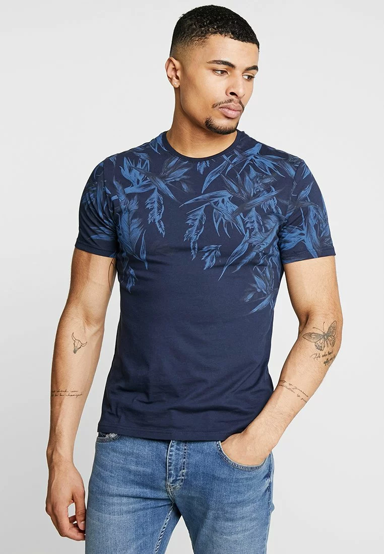 Pier OneT-shirt Med Print - Blue