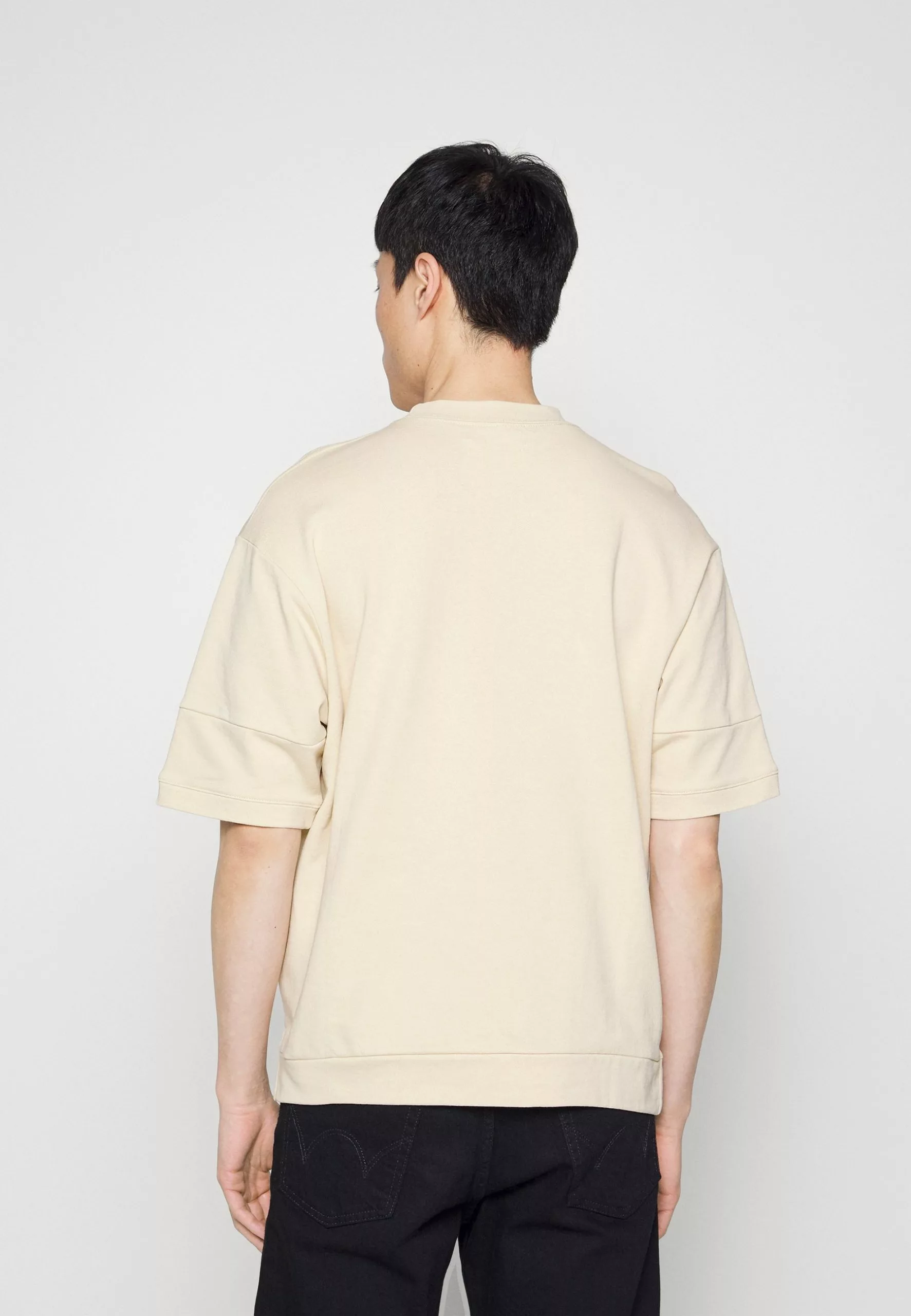 Pier OneSHORT SLEEVE SWEATSHIRT - T-shirt - Bas - Tan - Bild 3
