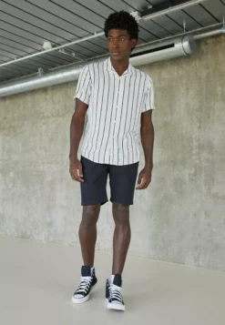 Pier One2 PACK - Skjorta - Black/white