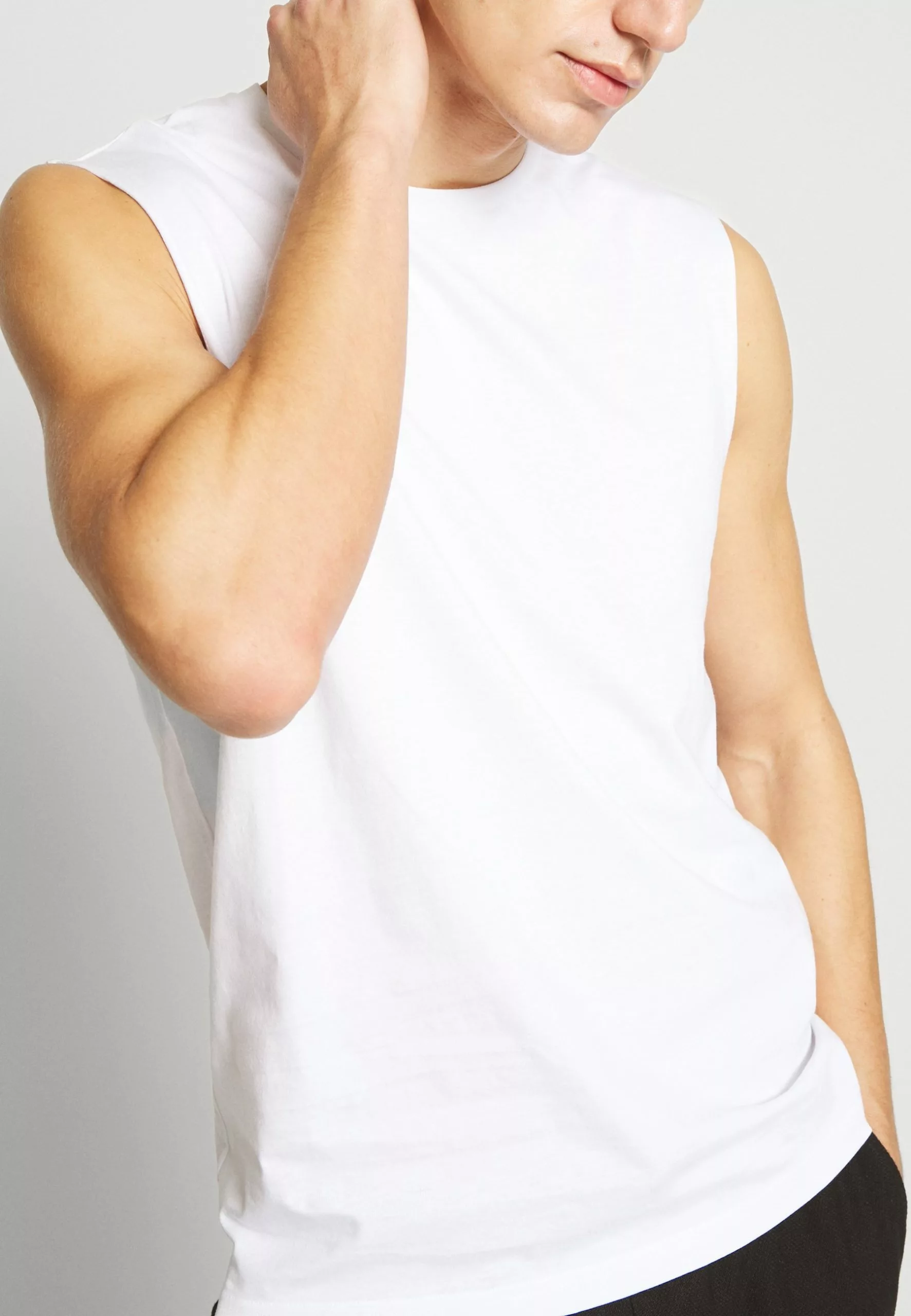 Pier One3 PACK - T-shirt - Bas - Grey/white/black - Bild 8