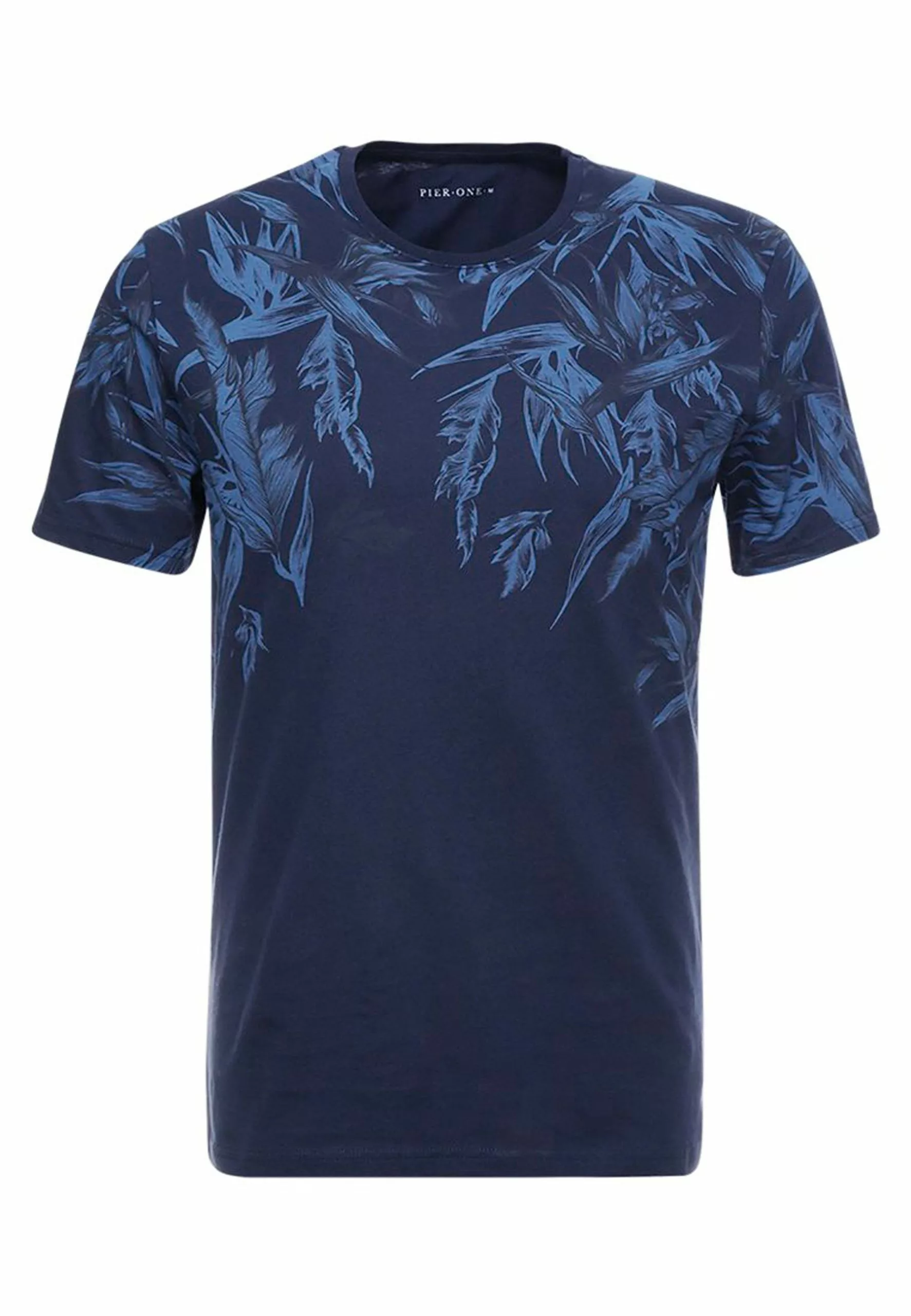 Pier OneT-shirt Med Print - Blue - Bild 4