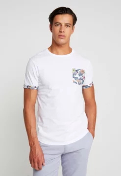 Pier OneT-shirt Med Print - White