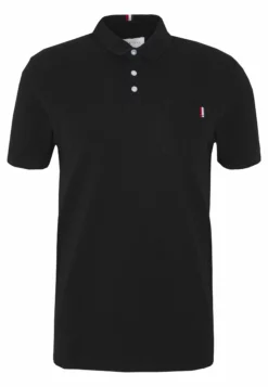 Pier OneTRICOLORE TRIM POLO - Piké - Black